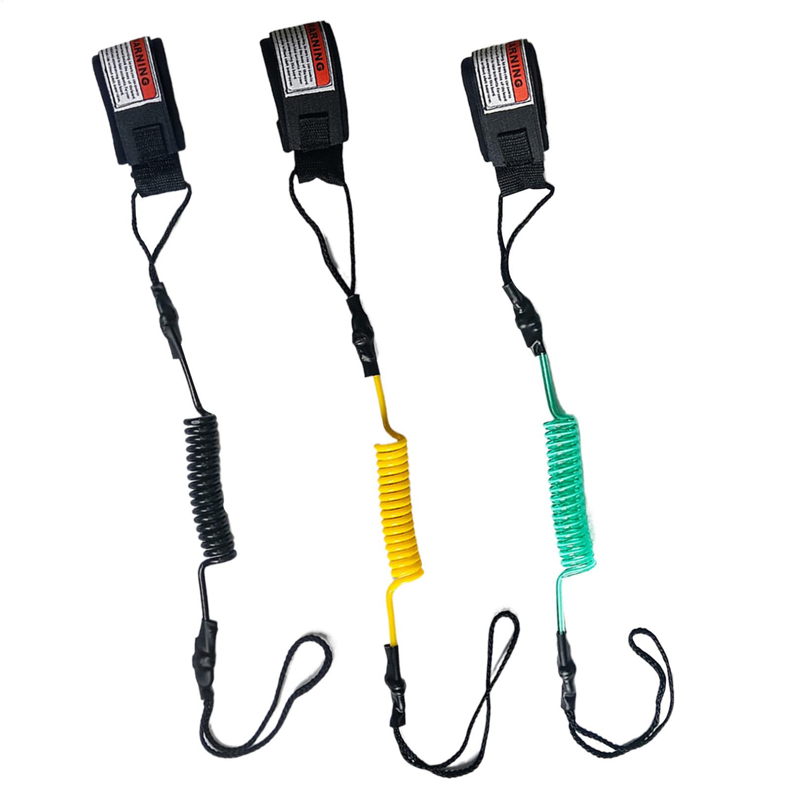 Paddle Board Leash Coiled - Paddle Board Leash Coiled Elastic Adjustable