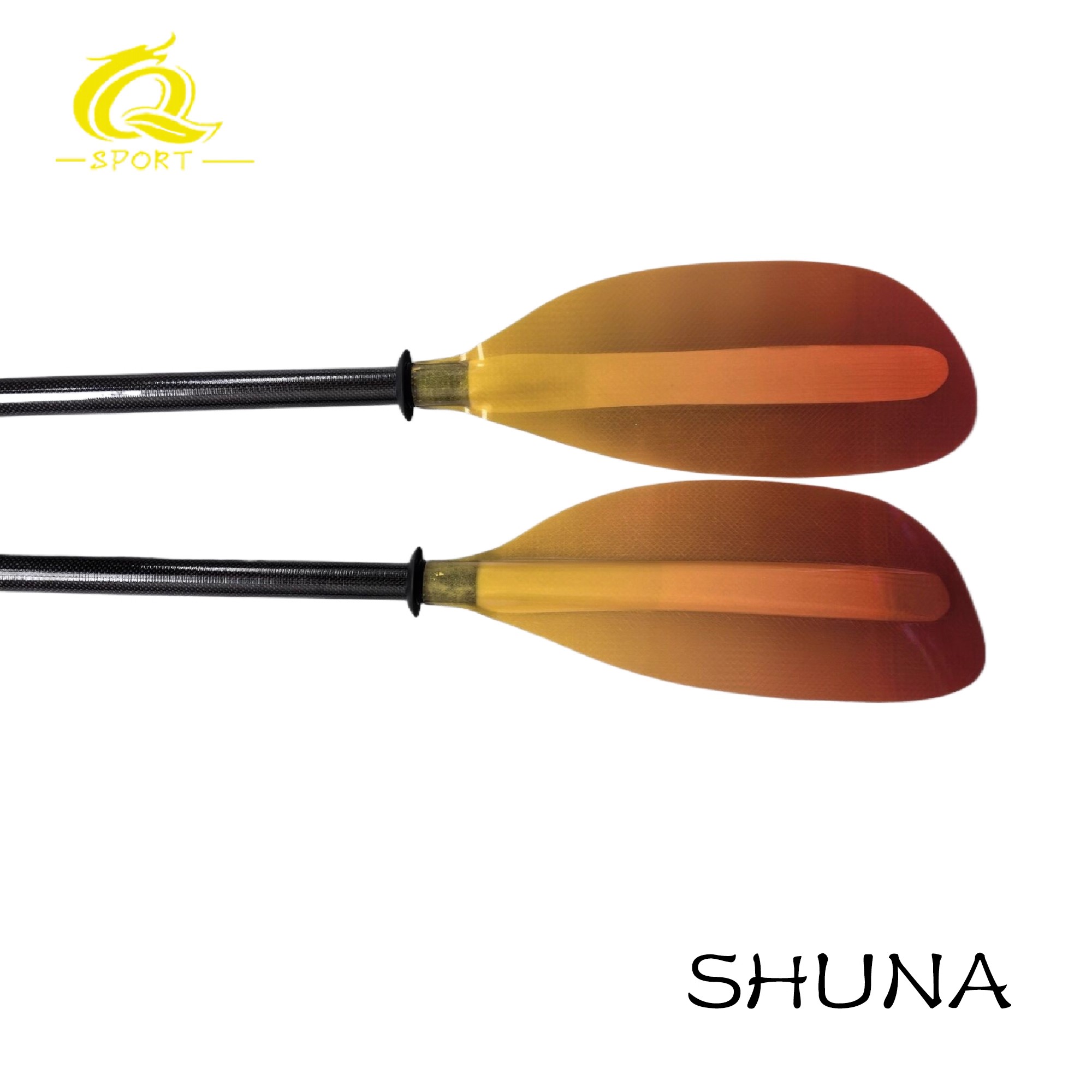 Kayak Paddle Carbon 2 Piece - QQSPORT Kayak Paddle，2 pieces carbon shaft