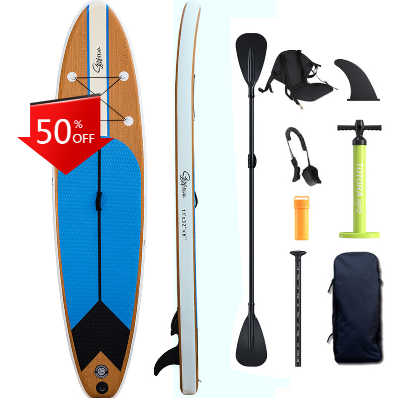 Sup Board 11Ft Inflatable - 11 Feet Inflatable Yoga SUP Paddle