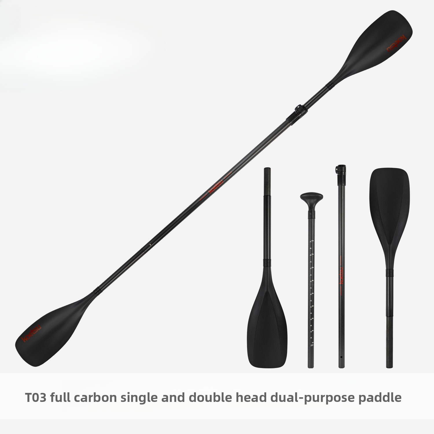 Paddle Board Backpack - Full Carbon Single Double Head Dual-purpose