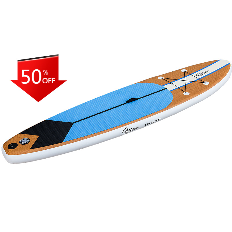 Sup Board 11Ft Inflatable - 11FT Double Layer Inflatable SUP Paddle
