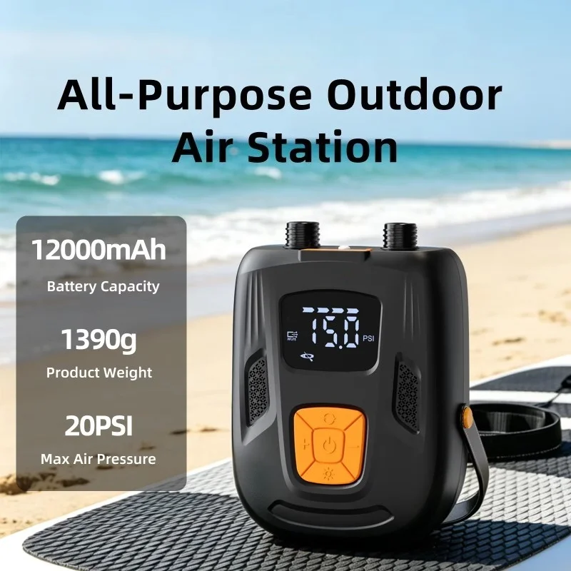 Paddle Board Electric Pump 20Psi - Wireless Inflator 20PSI Outdoor Electric Air