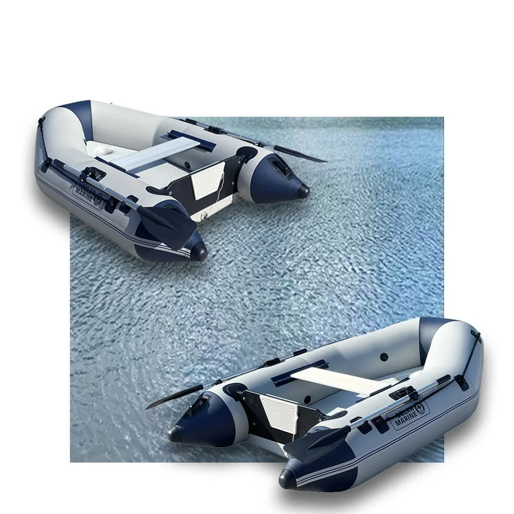 Inflatable Kayak 3 Person - Inflatable Fishing Boat, 2.7m 8.8ft Kayak,