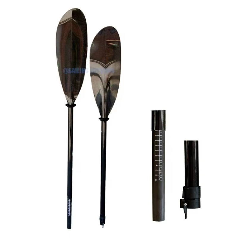 Kayak Paddle Carbon 2 Piece - Lightweight 2/4-Piece Fiberglass 3K Carbon Fiber