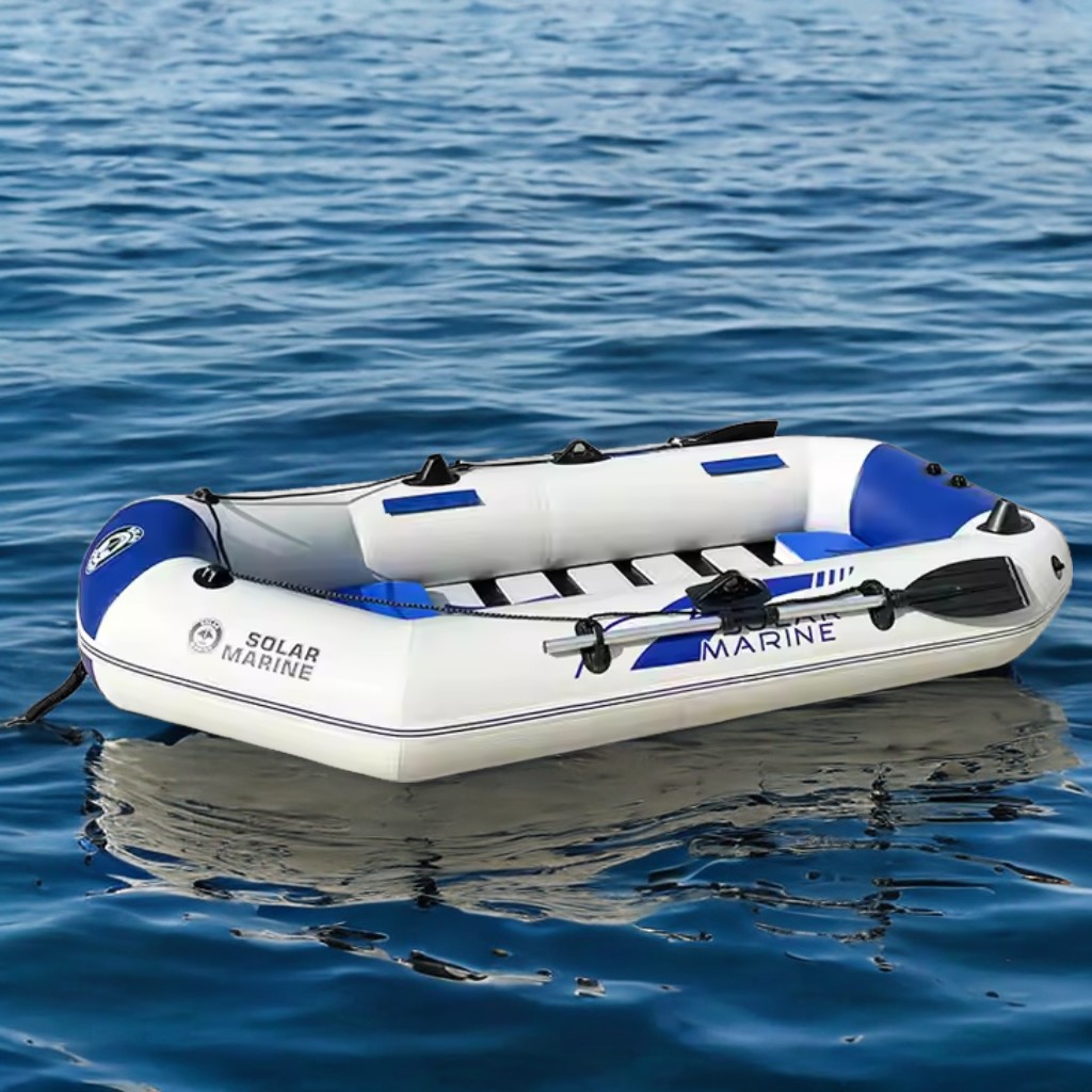 Inflatable Boat 4 Person - Inflatable FIhsing Kayak for the Lake