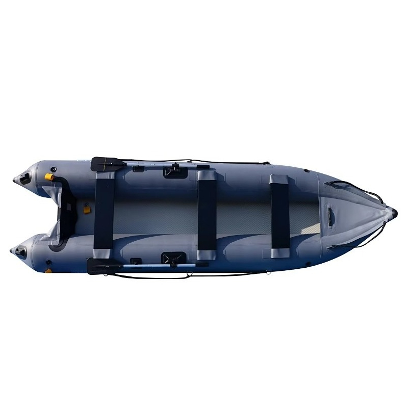 Inflatable Kayak 3 Person - 4.2m 3-Person Inflatable Canoe Kayak, Solid