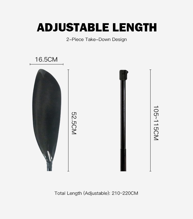 Kayak Paddle Carbon 2 Piece - Paddle Carbon Fiber Kayak Paddle Kayak
