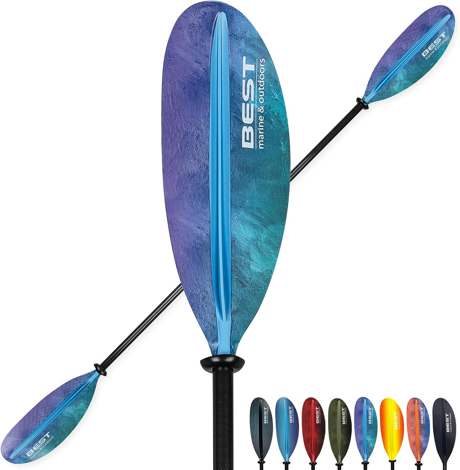 Kayak Paddle Carbon 2 Piece - Carbon Fiber Kayak Paddle, 2-Piece, Lightweight
