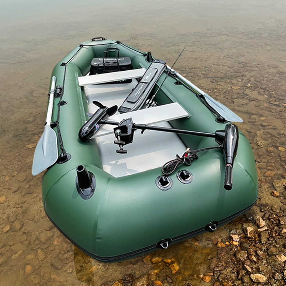 Inflatable Boat 4 Person - 4-Person 9.8ft PVC Inflatable Kayak for