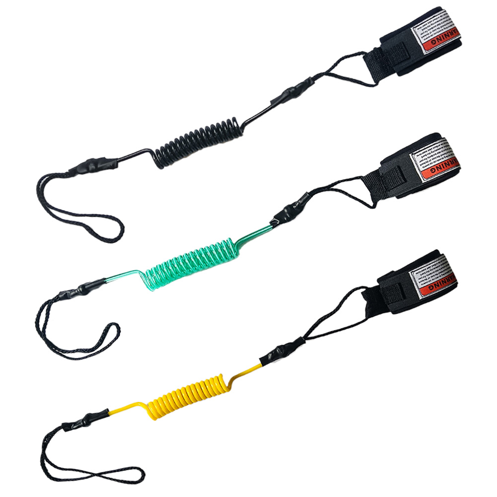 Paddle Board Leash Coiled - Coiled Bodyboarding Leash Stay Board Ankle