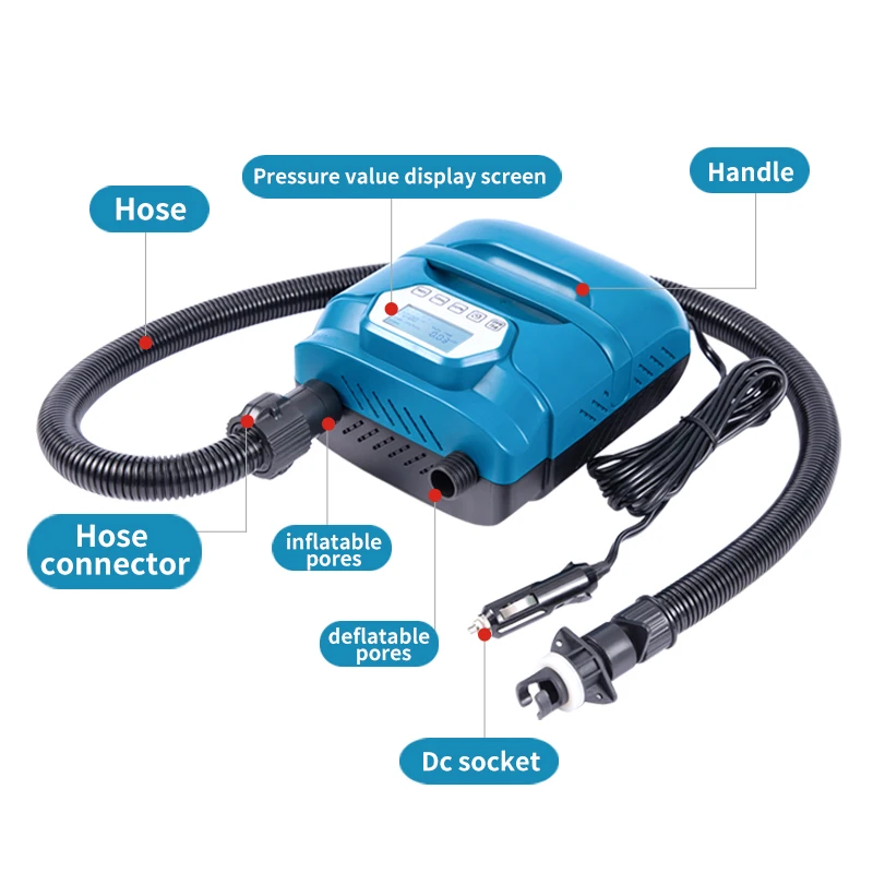 2026 Hot SellingHot Selling Po - Paddle Board Electric Pump 20Psi recension och pris