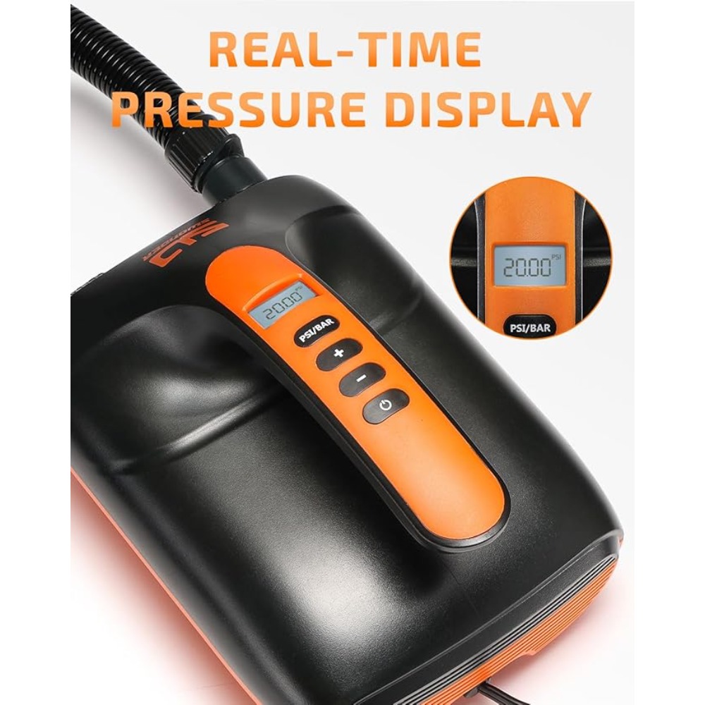 12V Portable Digital Electric  - Paddle Board Electric Pump 20Psi recension och pris