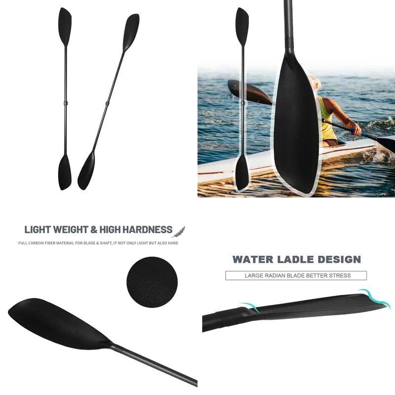 Adjustable Carbon Fiber Foldin - Kayak Paddle Carbon 2 Piece recension och pris