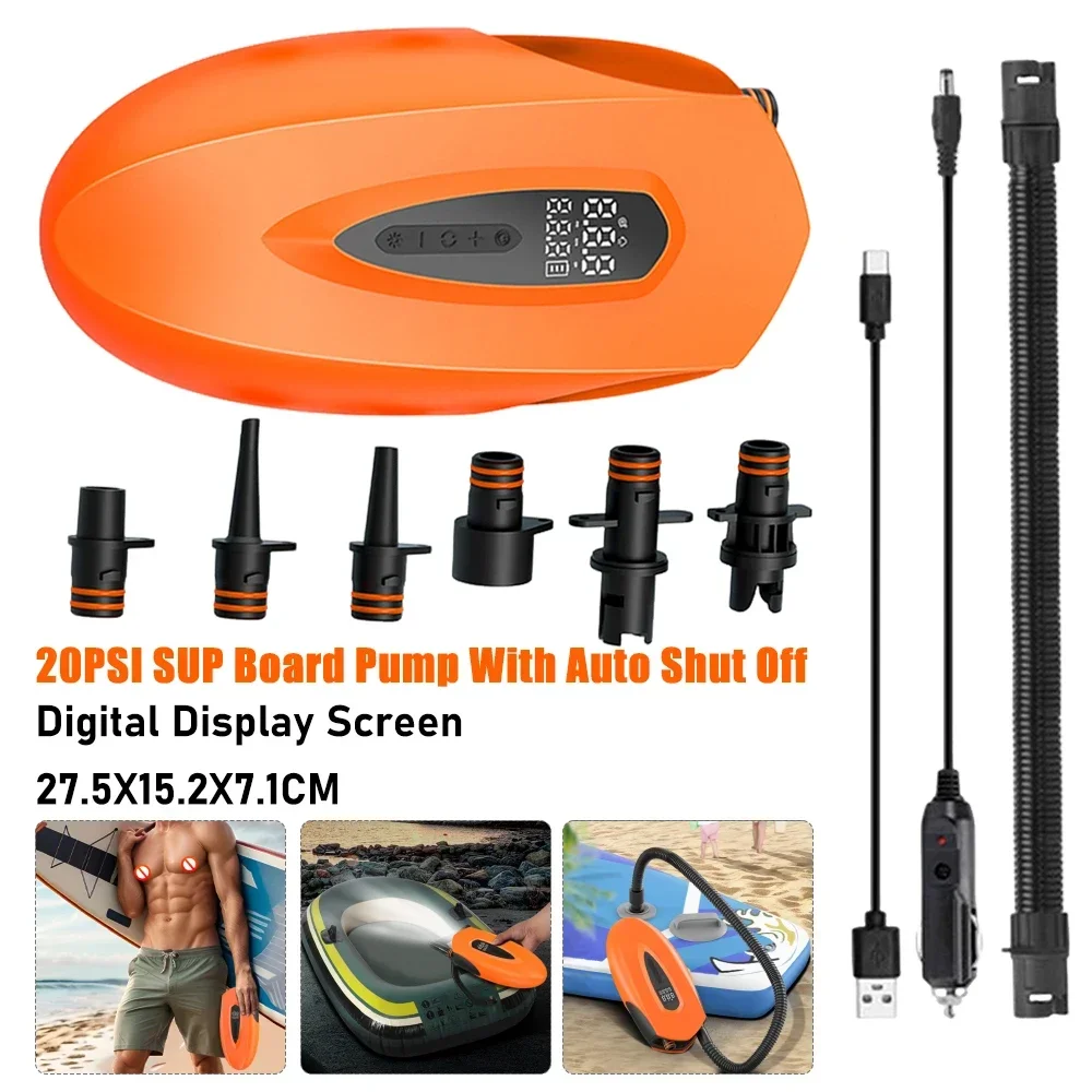 20PSI Electric SUP Board Pump  - Paddle Board Electric Pump 20Psi recension och pris
