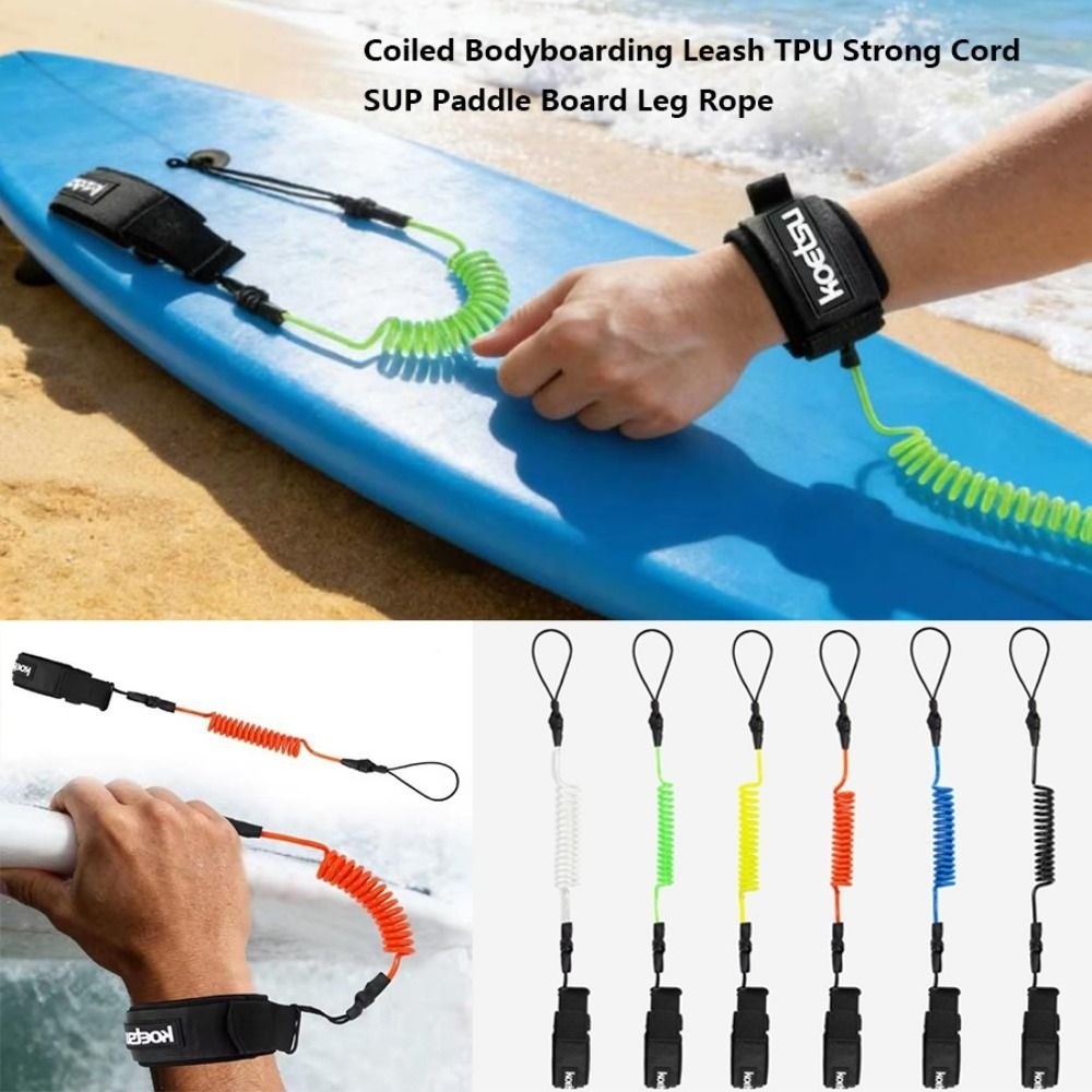 New Elastic Stretchable Coiled - Paddle Board Leash Coiled recension och pris
