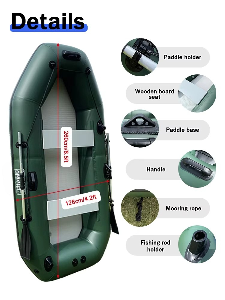 3-Person rowing kayak 260cm in - Inflatable Kayak 3 Person recension och pris