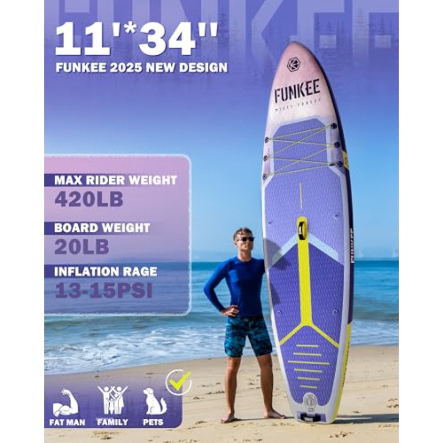 Inflatable SUP board for adult - Paddle Board Backpack recension och pris