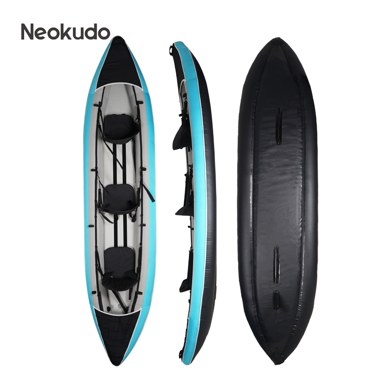 Hot Selling Heavy Duty Coated  - Inflatable Kayak 3 Person recension och pris