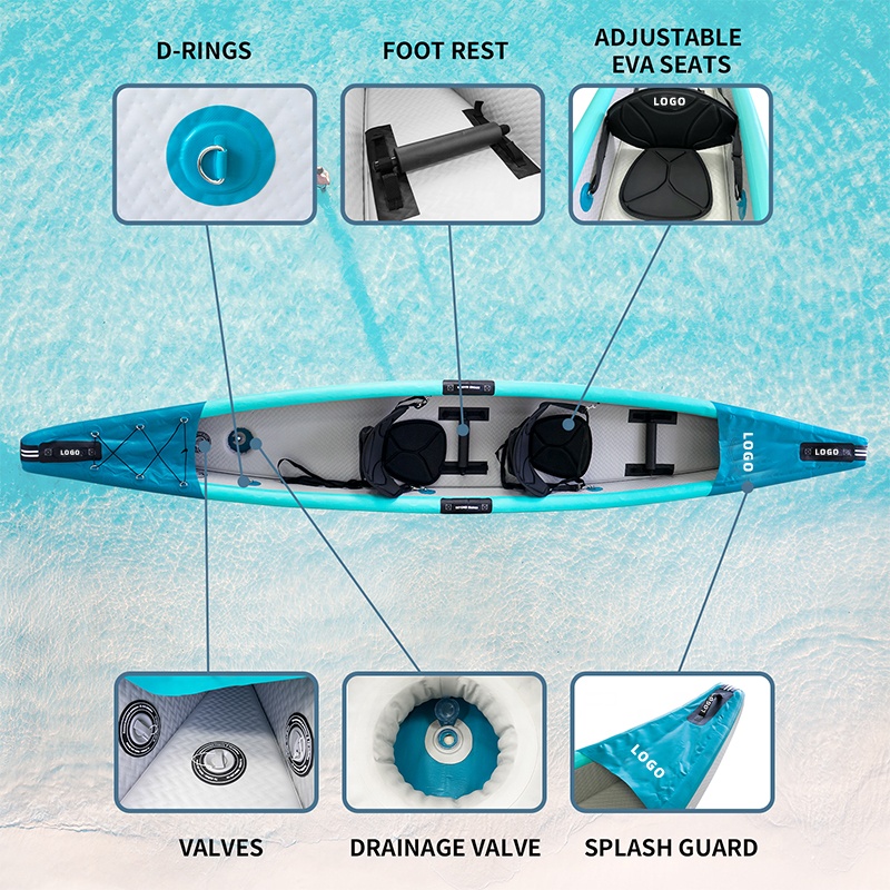 Drop Stitch Kayak Inflatable C - Inflatable Kayak 3 Person recension och pris