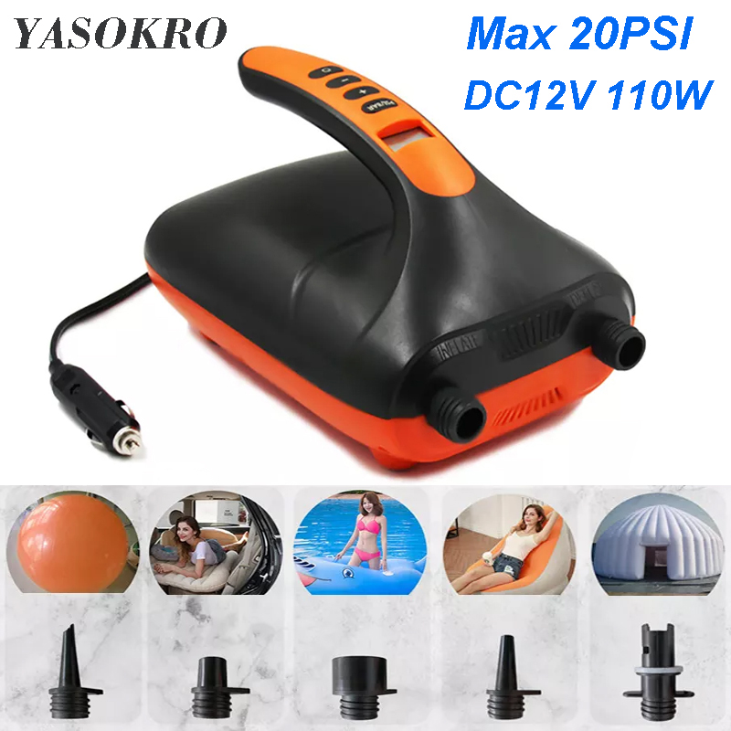 20 PSI Doul Stage Electric Air - Paddle Board Electric Pump 20Psi recension och pris