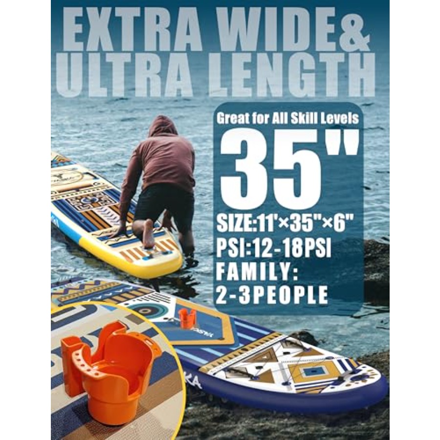 Inflatable Stand up Paddle Boa - Sup Board 11Ft Inflatable recension och pris