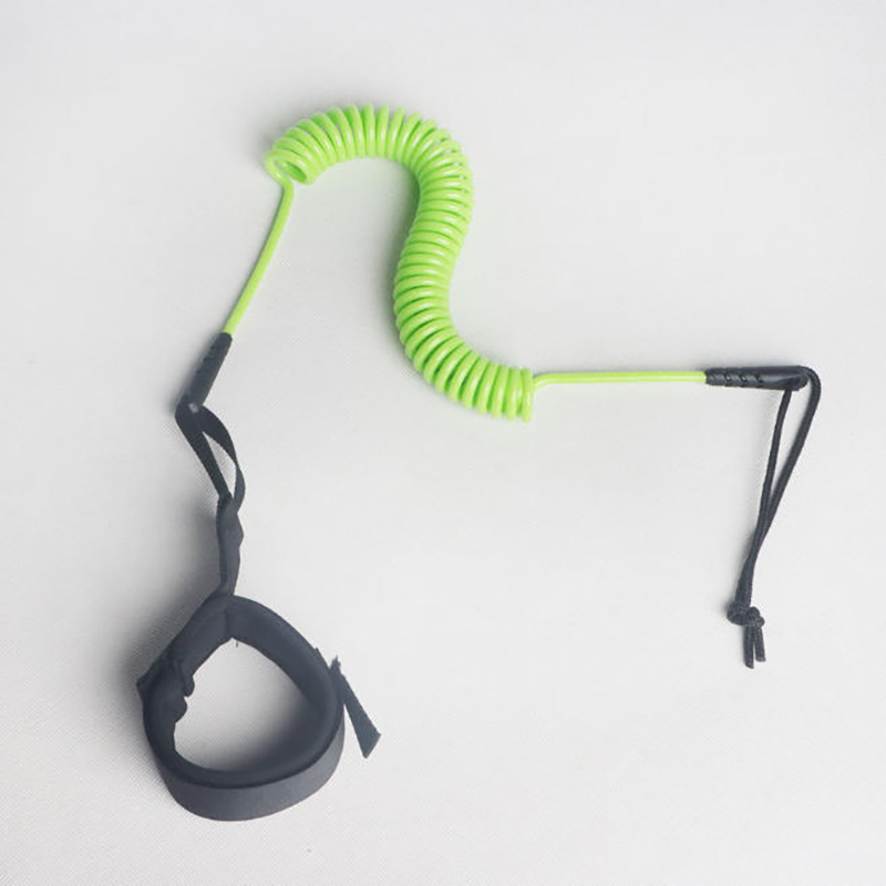 Premium 5mm Coil SUP Leash Pad - Paddle Board Leash Coiled recension och pris