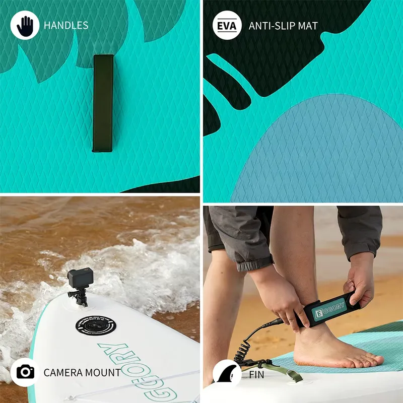 Inflatable Stand Up Paddle Boa - Inflatable Paddle Board 10.6Ft recension och pris