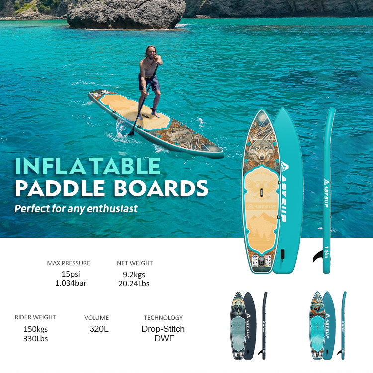 CE EN ISO Certified OEM Inflat - Sup Board 11Ft Inflatable recension och pris