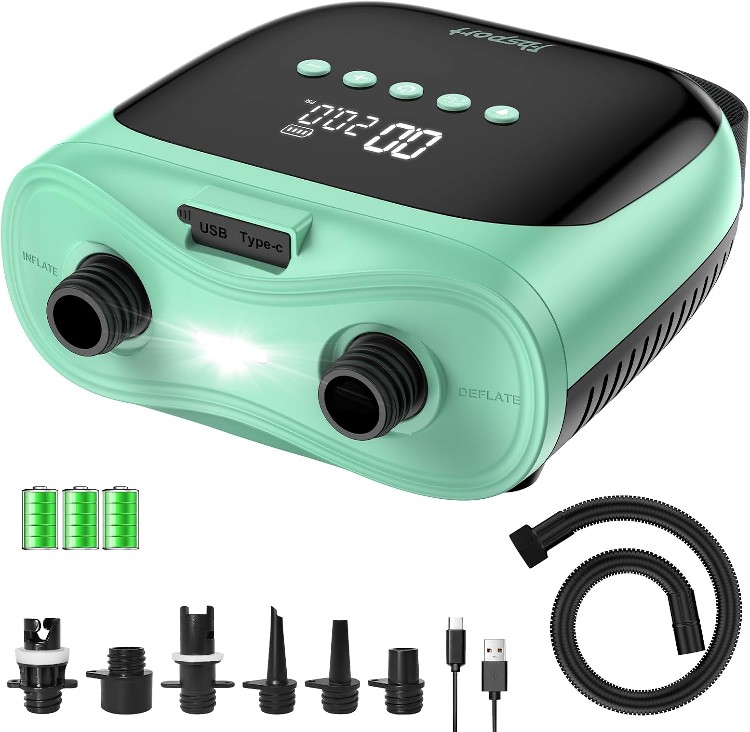 Rechargeable 20PSI Electric Ai - Paddle Board Electric Pump 20Psi recension och pris