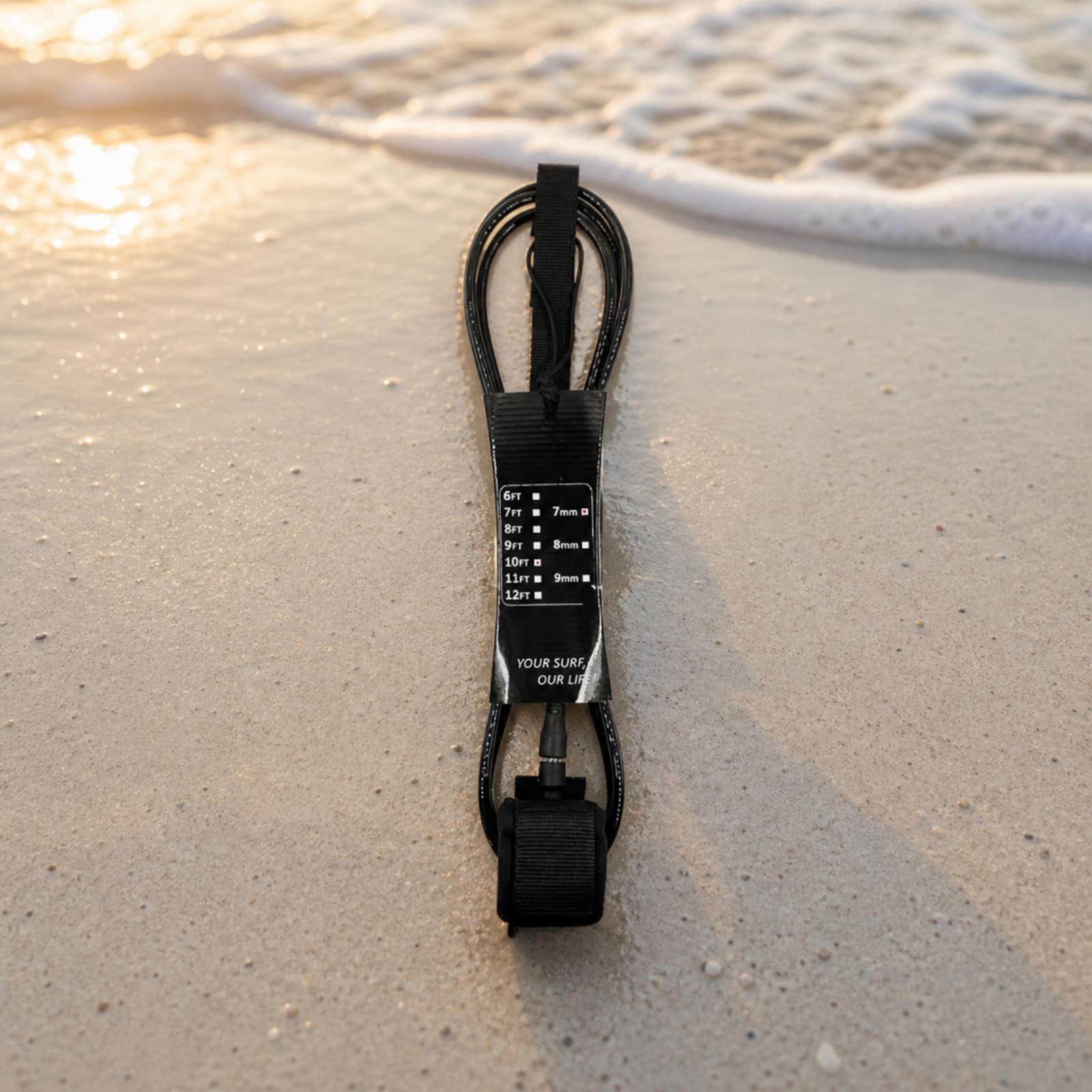 Coiled Surfboard Safety Leash  - Paddle Board Leash Coiled recension och pris